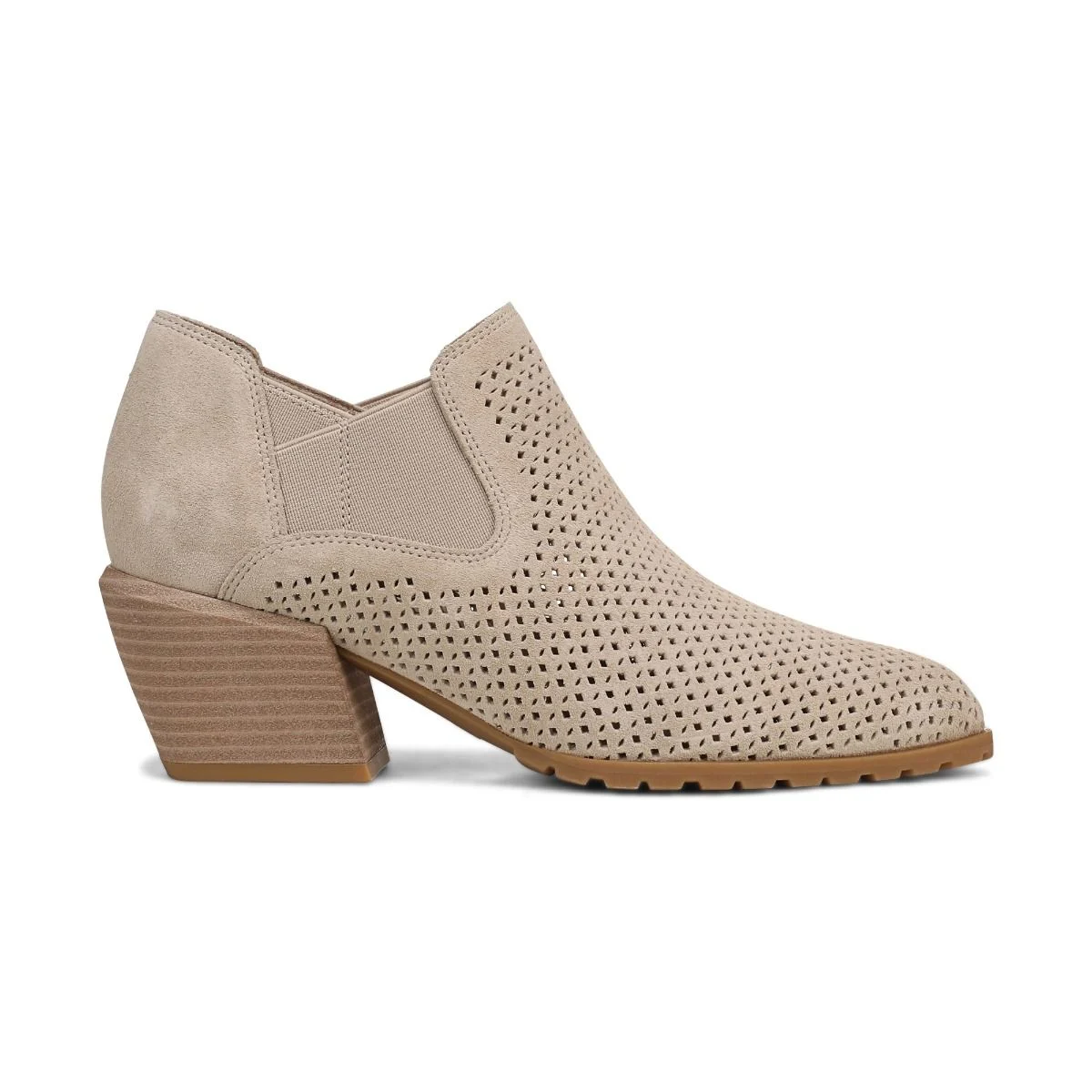 Bethany Perf Heeled Ankle Boot - Image 4